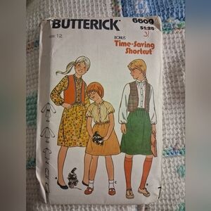 Butterick Sewing Pattern 6609 💚🧡❤️